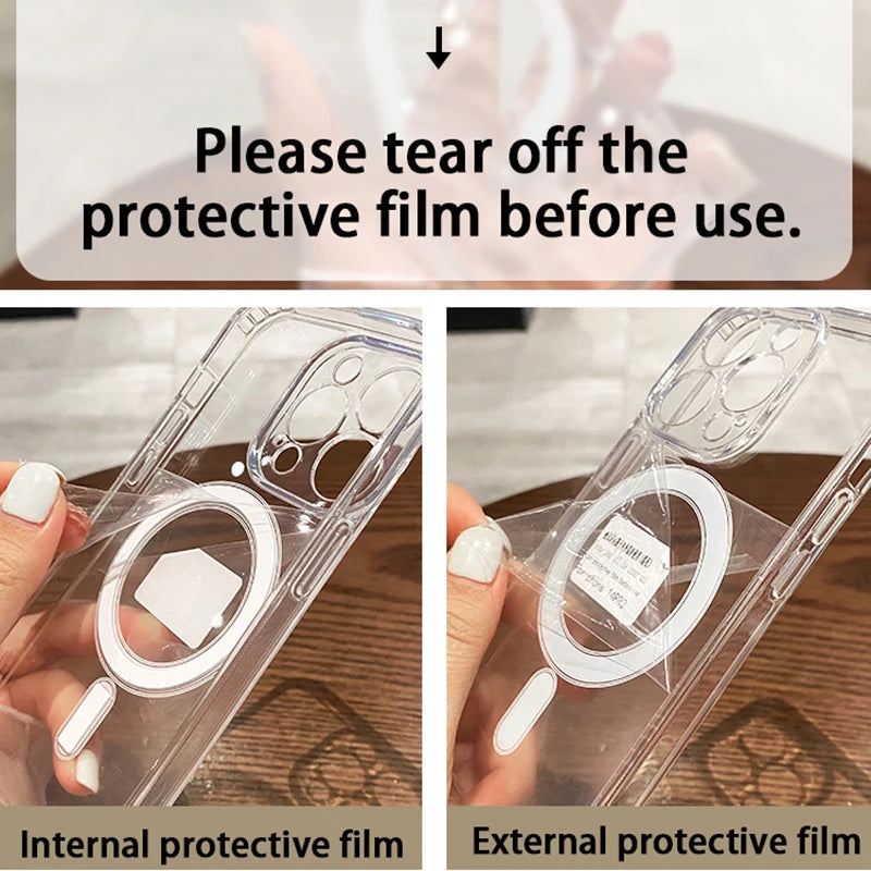 iPhone Clear Case Magnetic (Compatible with MagSafe)