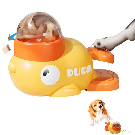 Duck-Shaped Dog Treat Dispenser Toy - Interactive Pet Feeder | Basic Bazaar
