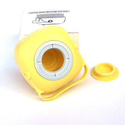 Silicone Dog Bath Gloves – Pet Grooming Brush with Shampoo Dispenser for Dogs & Cats