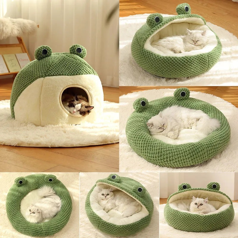 Cozy Hideaway Cat Small Dog Nest